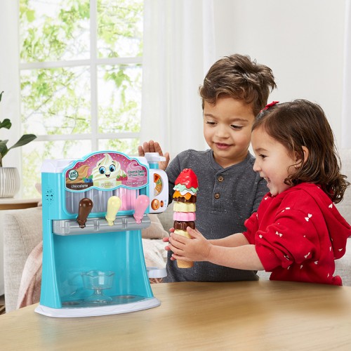 LeapFrog Count and Swirl Ice Cream Maker With Colourful Toppings | Role Playing Toy | Pretend Play | Learning toys | 2 Years+
